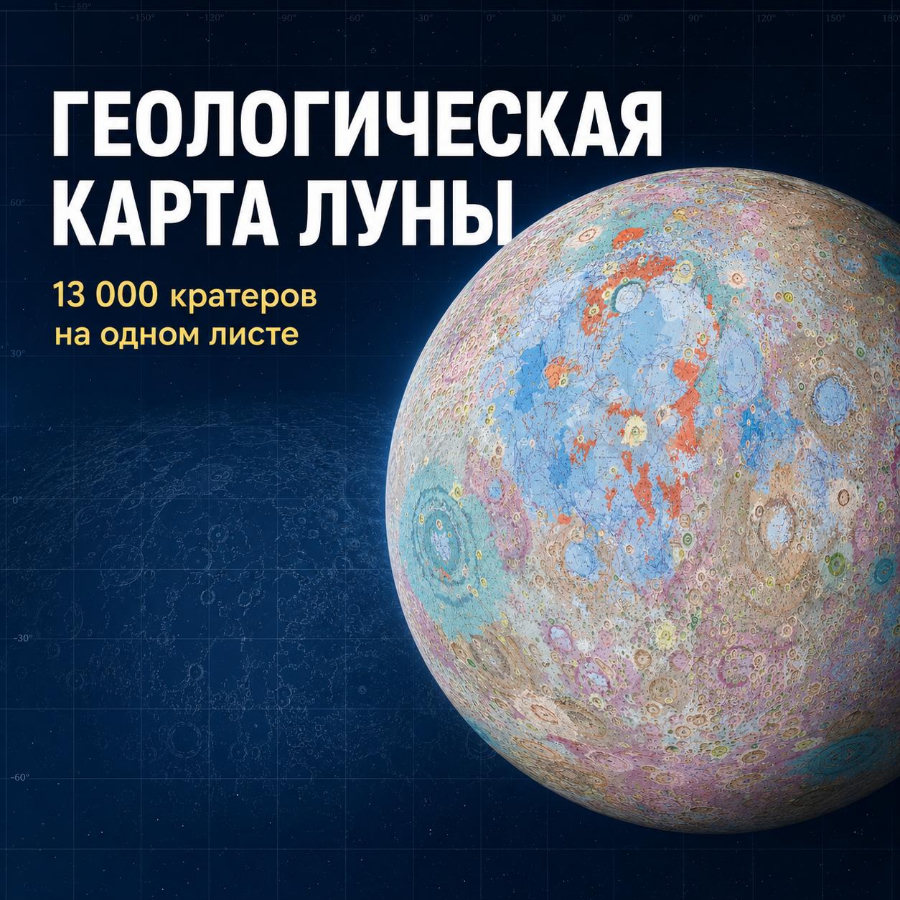Геологическая карта Луны