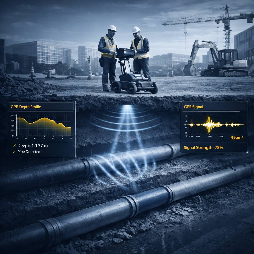 A Method for Locating Underground Pipelines