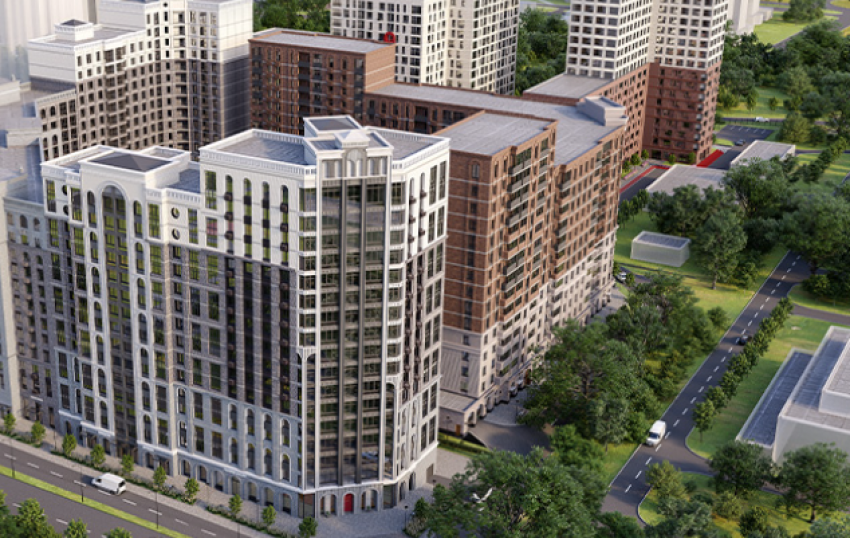 Construction of the Universitetsky Microdistrict Residential Complex, Lipetsk